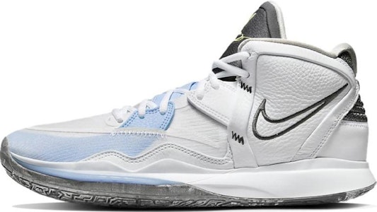 【客製球鞋】Nike Kyrie 8 infinity 歐文8 笑臉 塗鴉 清新 防滑耐磨 中筒 實戰籃球鞋 男女同款 白藍 Sizing 【客製球鞋】Nike Kyrie 8 infinity 歐文8 笑臉 塗鴉 清新 防滑耐磨 中筒 實戰籃球鞋 男女同款 白藍