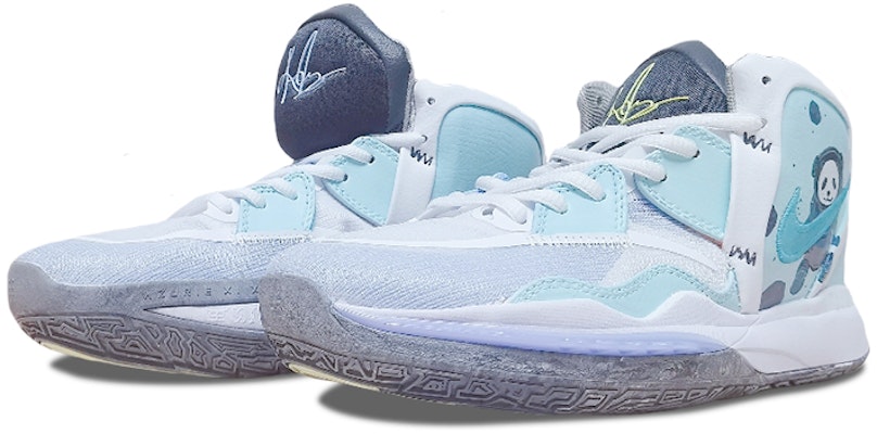 【客製化球鞋】Nike Kyrie 8 infinity 歐文8 星空迷航 宇航熊貓 中幫 籃球鞋 男女同款 白藍黑 Lookbook 【客製化球鞋】Nike Kyrie 8 infinity 歐文8 星空迷航 宇航熊貓 中幫 籃球鞋 男女同款 白藍黑