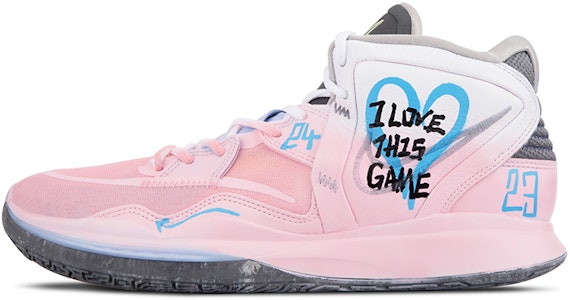 【訂製球鞋】Nike Kyrie 8 Infinity EP 歐文8 夏日愛心 漸變 塗鴉 扎染 中筒 籃球鞋 男女款 粉 Buy 【訂製球鞋】Nike Kyrie 8 Infinity EP 歐文8 夏日愛心 漸變 塗鴉 扎染 中筒 籃球鞋 男女款 粉