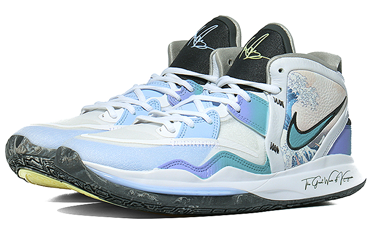 Lookbook [Kasut Custom] Nike Kyrie 8 Infinity 'Ukiyo-e Gelombang Pasang' DC9134-102(Team10-浮世绘)