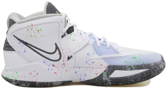 ナイキ カイリー8 インフィニティ 白氷青 (Nike Kyrie 8 Infinity 白氷青) DC9134-102(Team拾玖-欧文8涂鸦) Order ナイキ カイリー8 インフィニティ 白氷青 (Nike Kyrie 8 Infinity 白氷青) DC9134-102(Team拾玖-欧文8涂鸦)