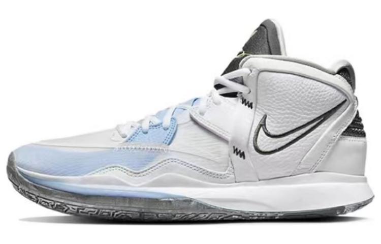 Details for 【定制球鞋】 Nike Kyrie 8 infinity 歐文8 潑墨 塗鴉 做舊 手繪 中幫 實戰籃球鞋 男女同款 白冰藍