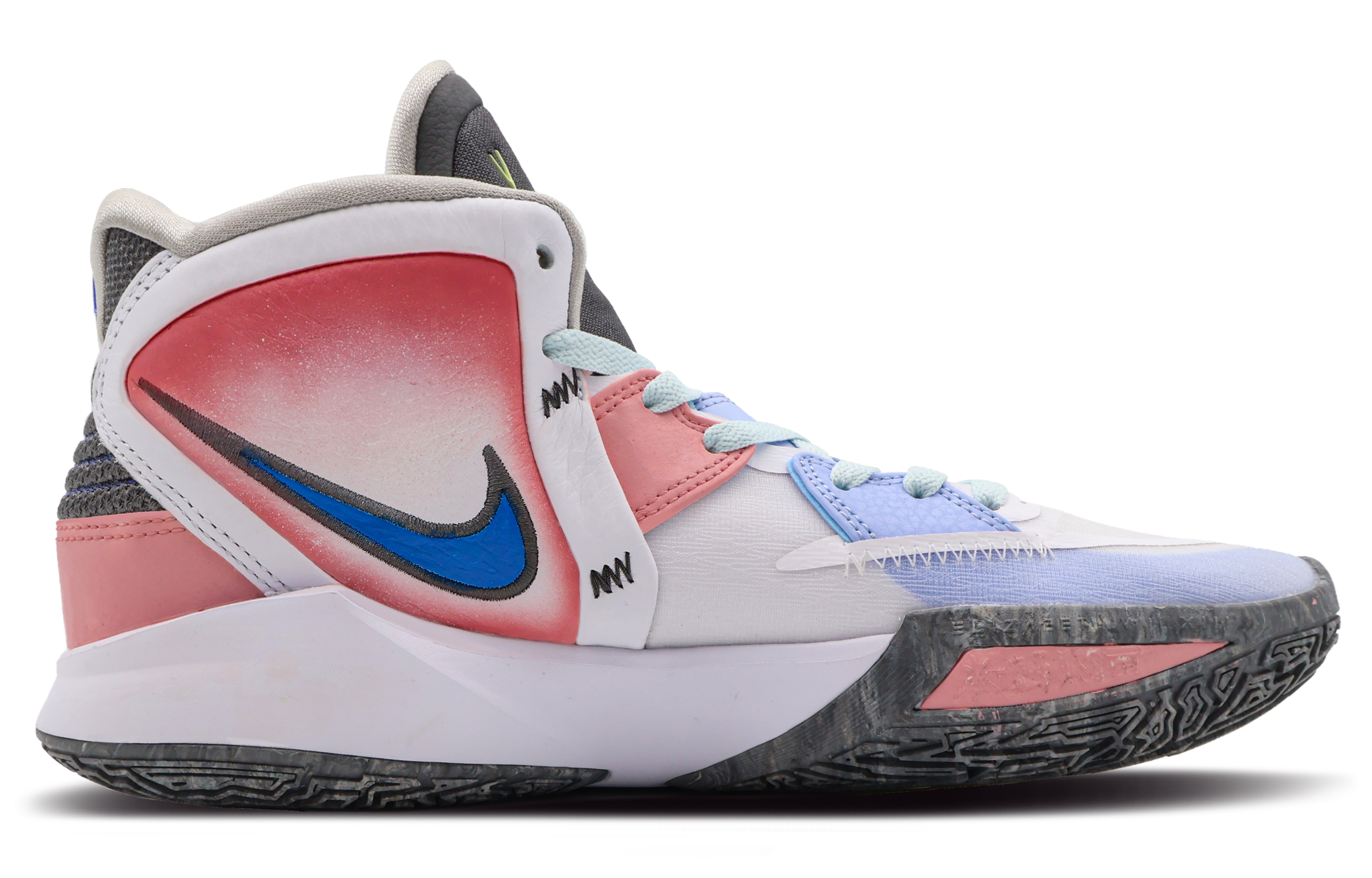 Lookbook [Sepatu Custom] Nike Kyrie 8 Infinity EP 'Biru Pink' DC9134-102(Team37-男女款梦幻粉)