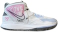Lookbook ナイキ カイリー 8 インフィニティ EP 'バスケ落書きホワイトブルーピンク'。 DC9134-102(TeamF-男女款涂鸦白粉)
