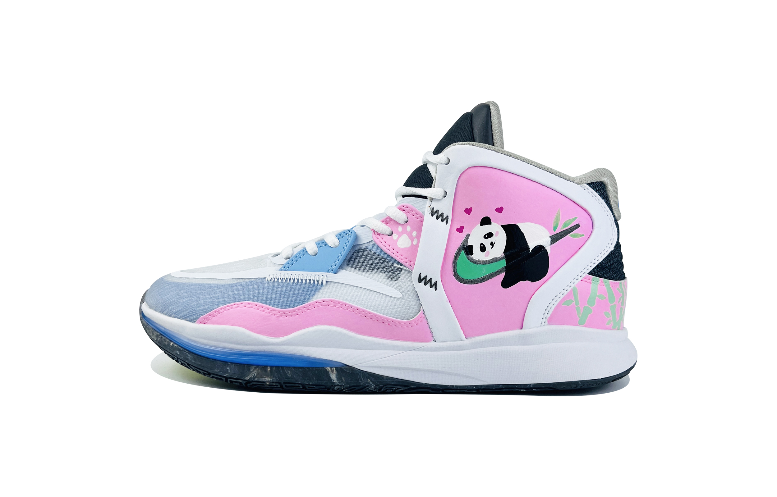 Buy [Sepatu Kustom] Nike Kyrie 8 Infinity EP 'Panda' DC9134-102(TeamD-男款熊猫抱竹)