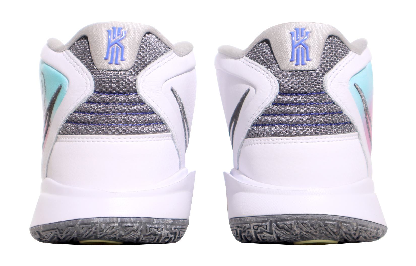 Purchase [Sepatu Kustom] Nike Kyrie 8 Infinity EP 'Putih Biru Gradasi Grafiti' DC9134-102(TeamX-男女同款涂鸦粉绿)