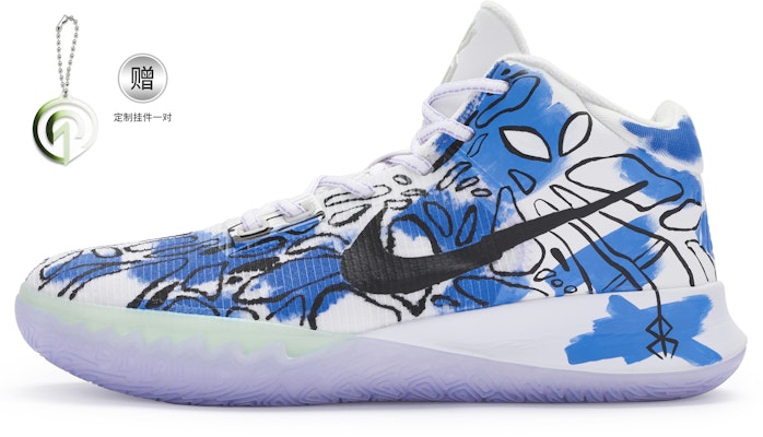 【定製球鞋】 Nike Flytrap 4 EP 811製造 縱橫宇宙 蜘蛛人 運動感 防滑耐磨 中幫 籃球鞋 男款 藍黑白 Buy 【定製球鞋】 Nike Flytrap 4 EP 811製造 縱橫宇宙 蜘蛛人 運動感 防滑耐磨 中幫 籃球鞋 男款 藍黑白