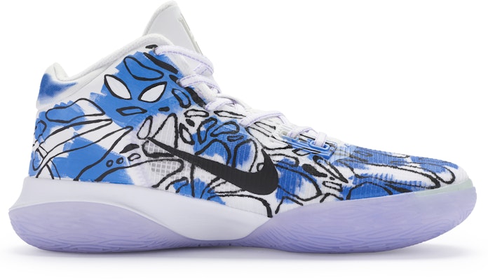 【定製球鞋】 Nike Flytrap 4 EP 811製造 縱橫宇宙 蜘蛛人 運動感 防滑耐磨 中幫 籃球鞋 男款 藍黑白 Order 【定製球鞋】 Nike Flytrap 4 EP 811製造 縱橫宇宙 蜘蛛人 運動感 防滑耐磨 中幫 籃球鞋 男款 藍黑白