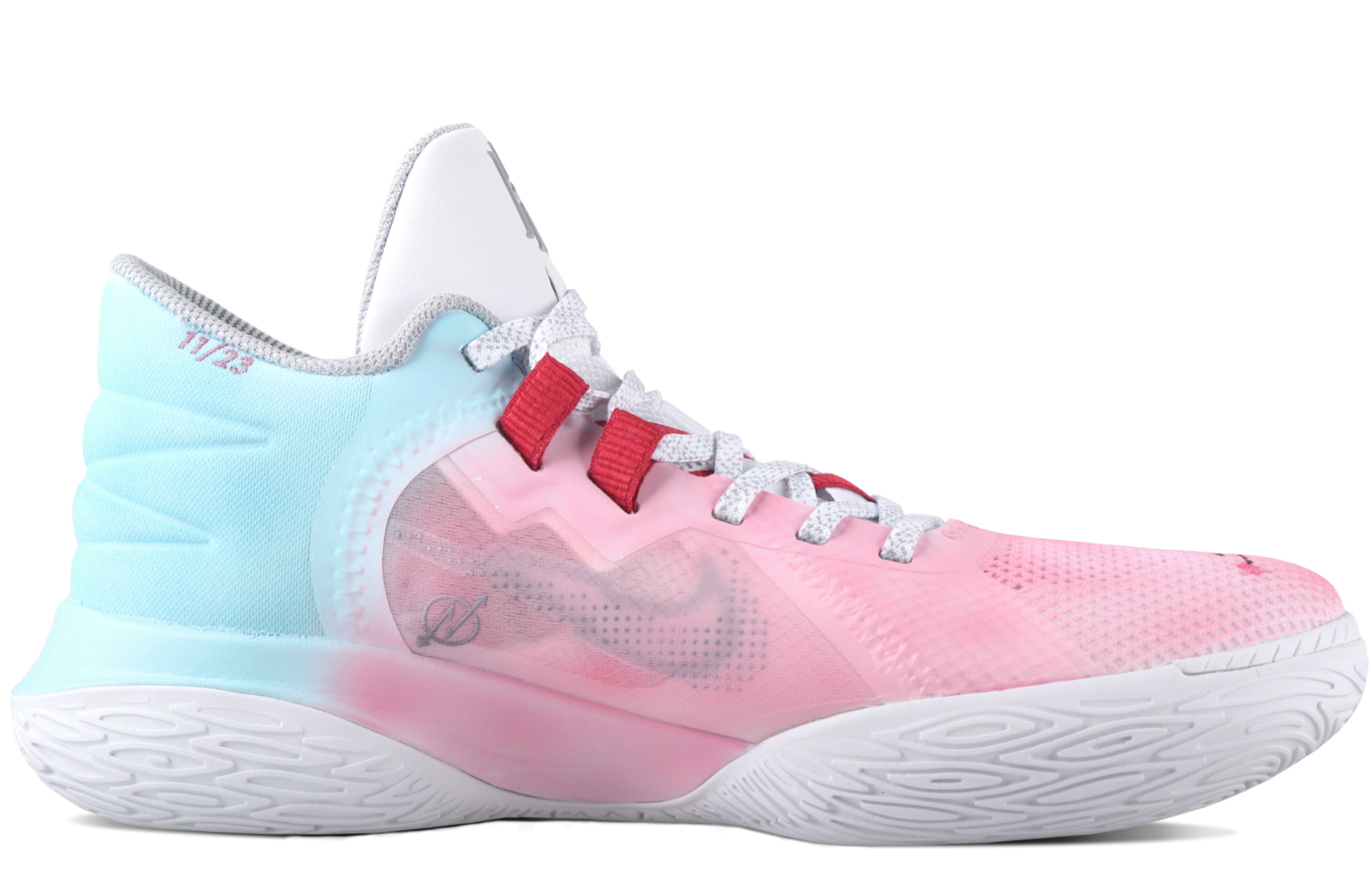 Order 【定製球鞋】 Nike Kyrie Flytrap 5 EP 櫻花 漸變 防滑耐磨 中幫 籃球鞋 男款 粉藍