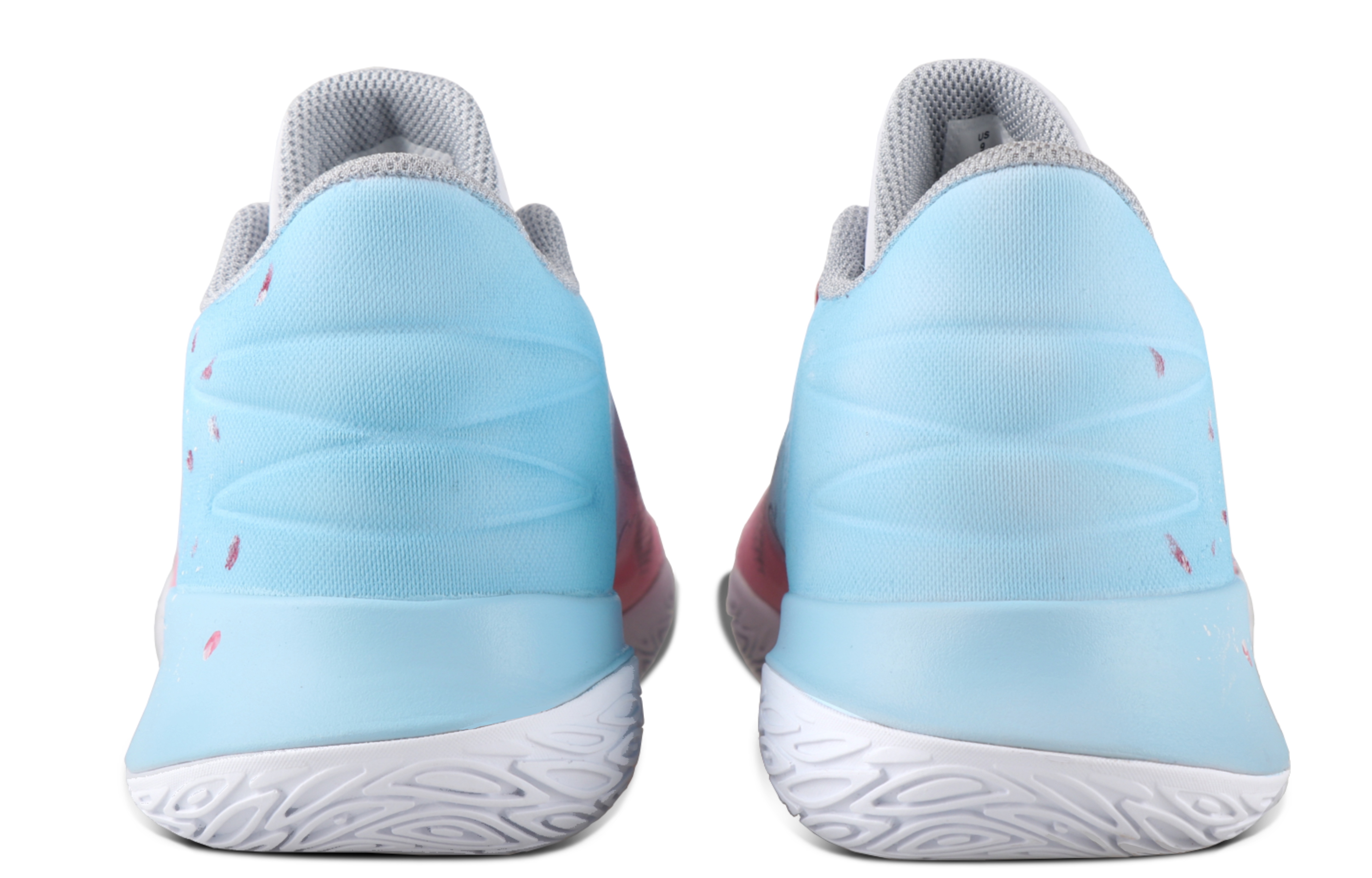 Shop 【定製球鞋】 Nike Kyrie Flytrap 5 EP 櫻花 漸變 防滑耐磨 中幫 籃球鞋 男款 粉藍