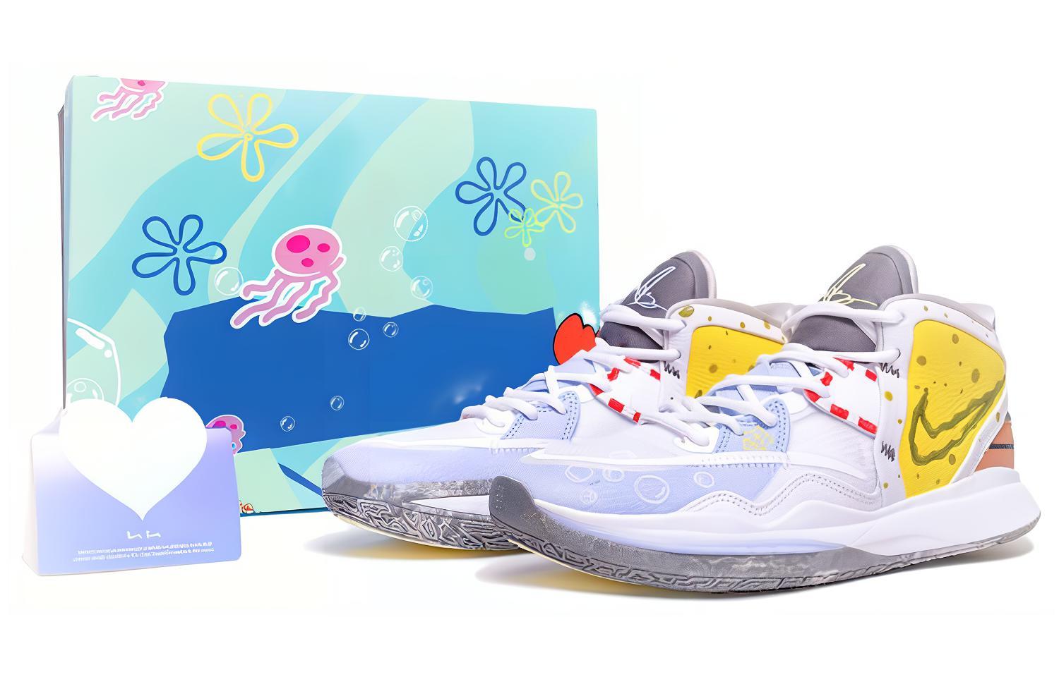 Buy [Kasur Kasut] Nike Kyrie Infinity EP 'Hadiah Krismas Biru Ais Putih Kuning' DC9134-102(Team柒-男女款欧文小海绵SBOX)