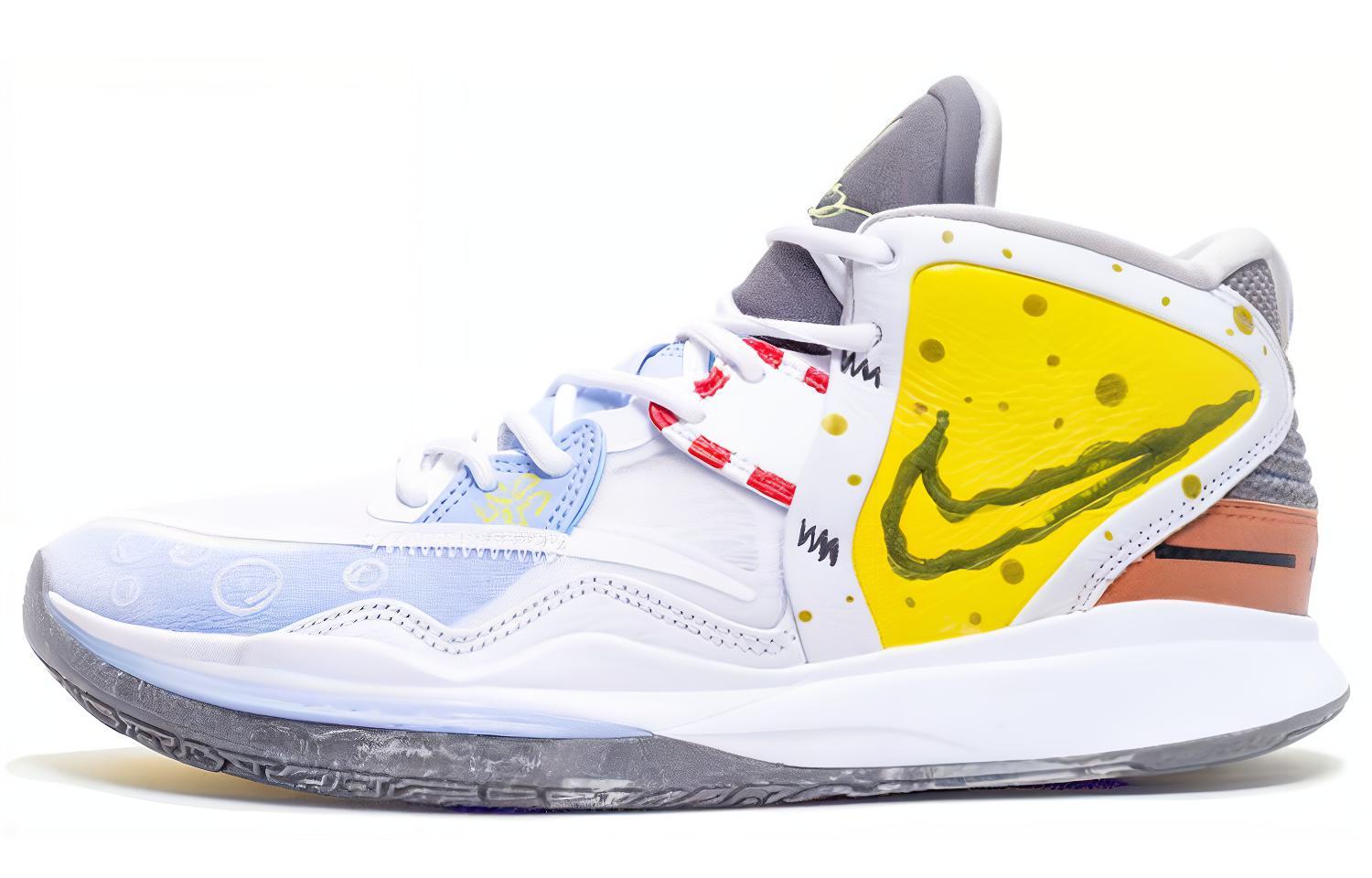 Order [Kasur Kasut] Nike Kyrie Infinity EP 'Hadiah Krismas Biru Ais Putih Kuning' DC9134-102(Team柒-男女款欧文小海绵SBOX)