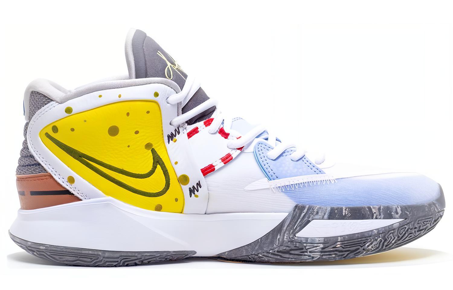 Lookbook [Kasur Kasut] Nike Kyrie Infinity EP 'Hadiah Krismas Biru Ais Putih Kuning' DC9134-102(Team柒-男女款欧文小海绵SBOX)