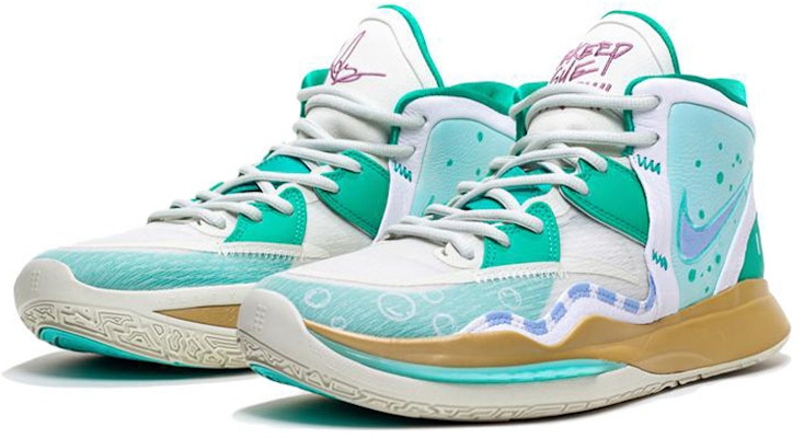 나이키 카이리 인피니티 EP '그린 화이트 옐로우' 커스텀 슈즈 DC9134-002(Team柒-男女款欧文章鱼SBOX) Lookbook 나이키 카이리 인피니티 EP '그린 화이트 옐로우' 커스텀 슈즈 DC9134-002(Team柒-男女款欧文章鱼SBOX)