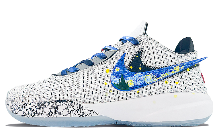 Buy [Kasut Custom] Nike LeBron 20 EP 'Starry Night Van Gogh' DJ5422-100-478336