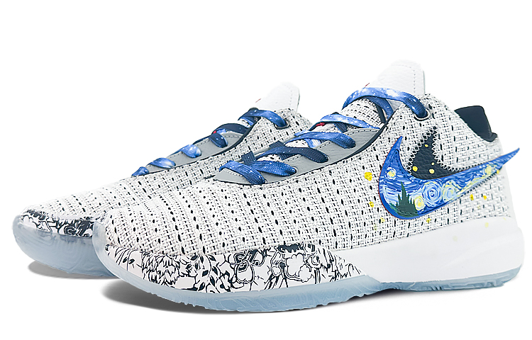 Lookbook [Kasut Custom] Nike LeBron 20 EP 'Starry Night Van Gogh' DJ5422-100-478336