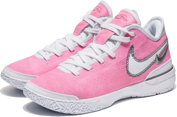 【定制球鞋】Nike LeBron NXXT Gen Zoom 多巴胺 乳腺癌 中幫 實戰籃球鞋 男女同款 白粉 Lookbook 【定制球鞋】Nike LeBron NXXT Gen Zoom 多巴胺 乳腺癌 中幫 實戰籃球鞋 男女同款 白粉