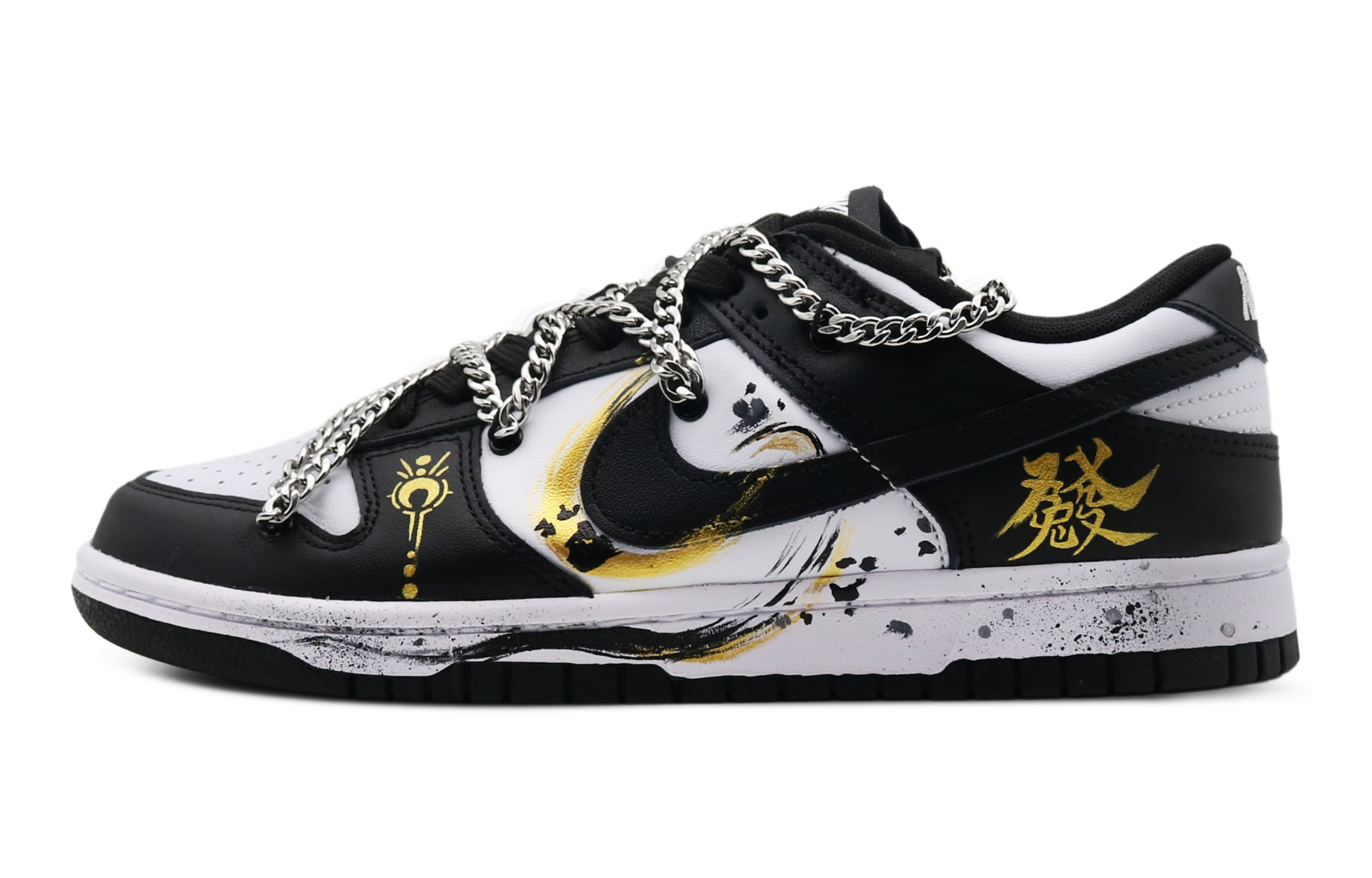 [Custom Shoes] Nike Low 'Black Gold - Fortune Rabbit'