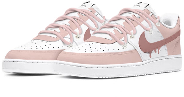 나이키 로우 '얼음꽃 핑크' (커스텀) CD5463-101(TeamY-男款复古甜心玫瑰粉) Lookbook 나이키 로우 '얼음꽃 핑크' (커스텀) CD5463-101(TeamY-男款复古甜心玫瑰粉)