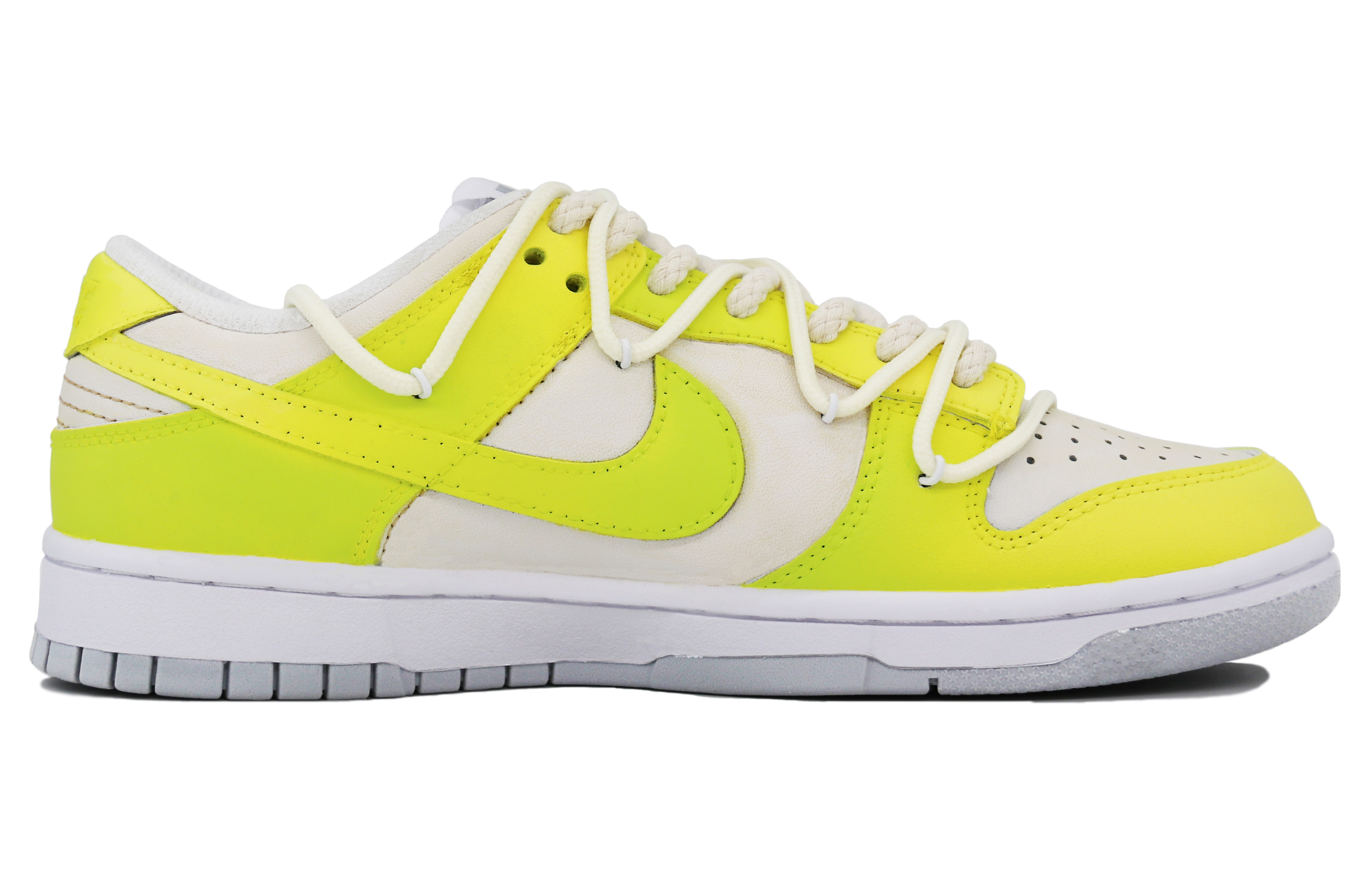 Order [Kasut Custom] Nike Low 'Gradien Graffiti Kuning-Hijau' DH9765-102(Team31-女款夏日橘柚香)