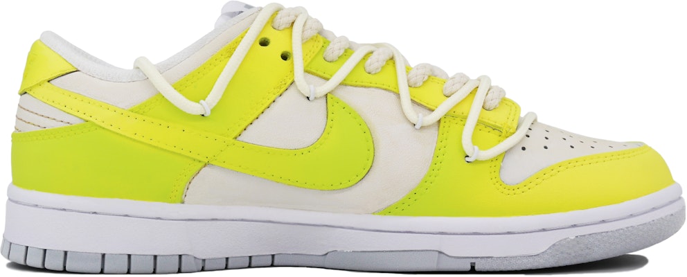 【訂製球鞋】Nike 漸變 塗鴉 清新 簡約 低筒 板鞋 GS 黃綠色 Order 【訂製球鞋】Nike 漸變 塗鴉 清新 簡約 低筒 板鞋 GS 黃綠色