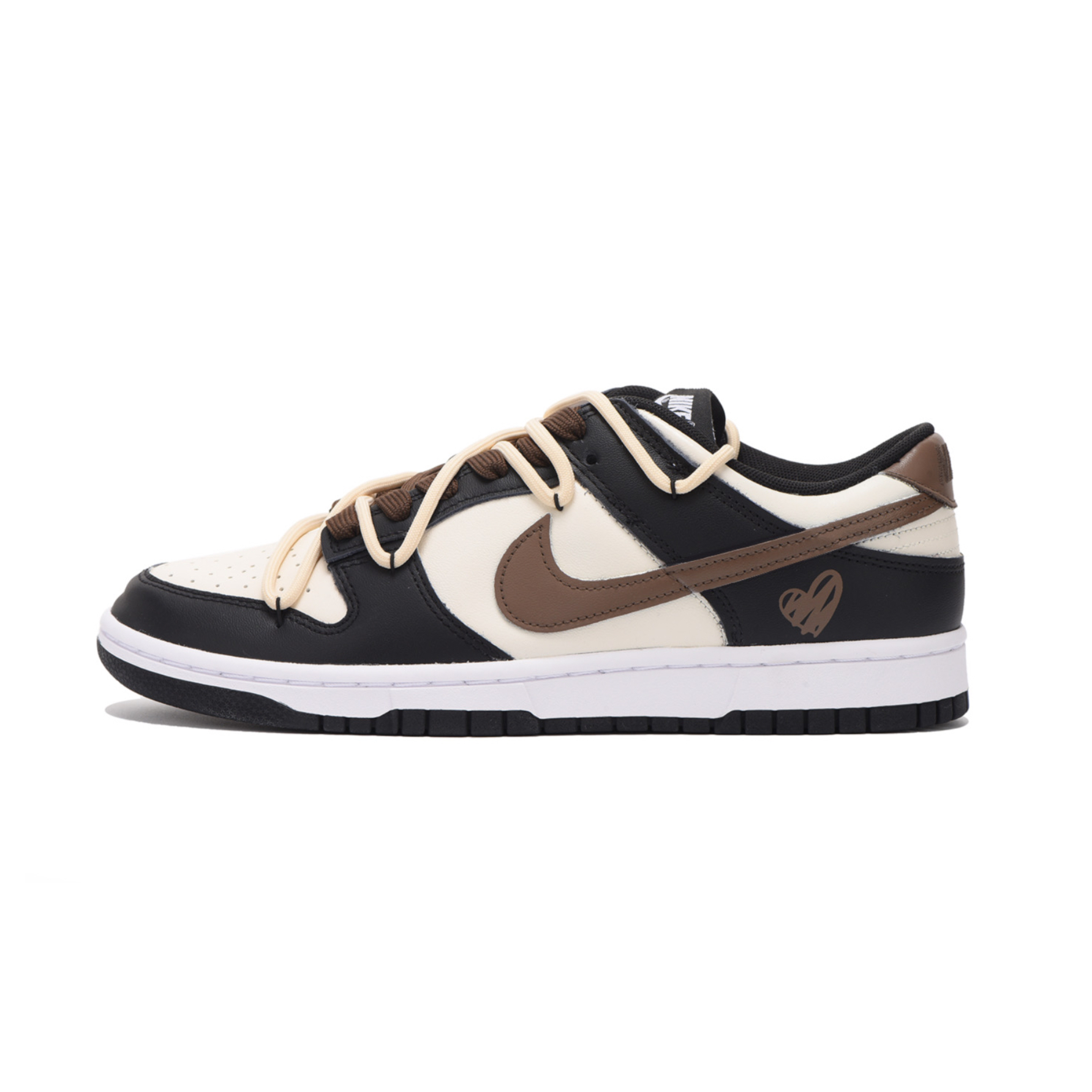 [Custom Shoes] Nike Low 'Heart Chestnut Black-Brown'