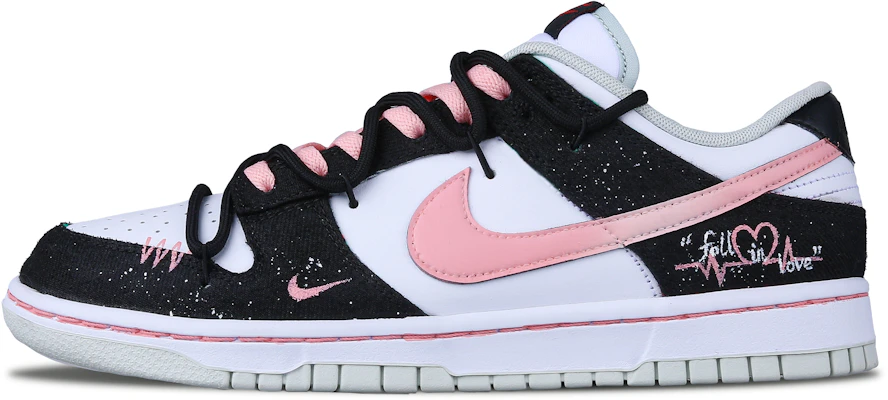 【訂製球鞋】Nike 夜之戀 小眾塗鴉 防滑耐磨 低筒 板鞋 男女同款 黑色 Order 【訂製球鞋】Nike 夜之戀 小眾塗鴉 防滑耐磨 低筒 板鞋 男女同款 黑色