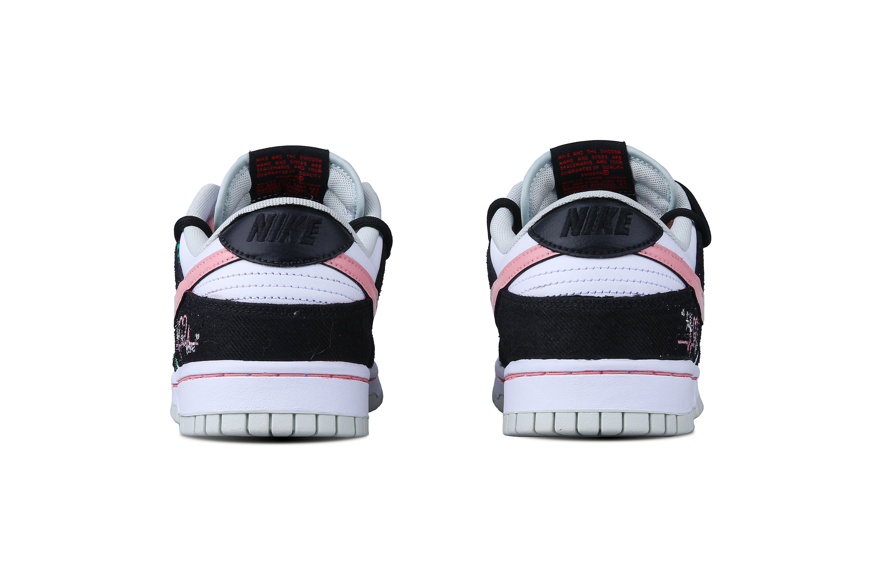 Purchase 【訂製球鞋】Nike 夜之戀 小眾塗鴉 防滑耐磨 低筒 板鞋 男女同款 黑色