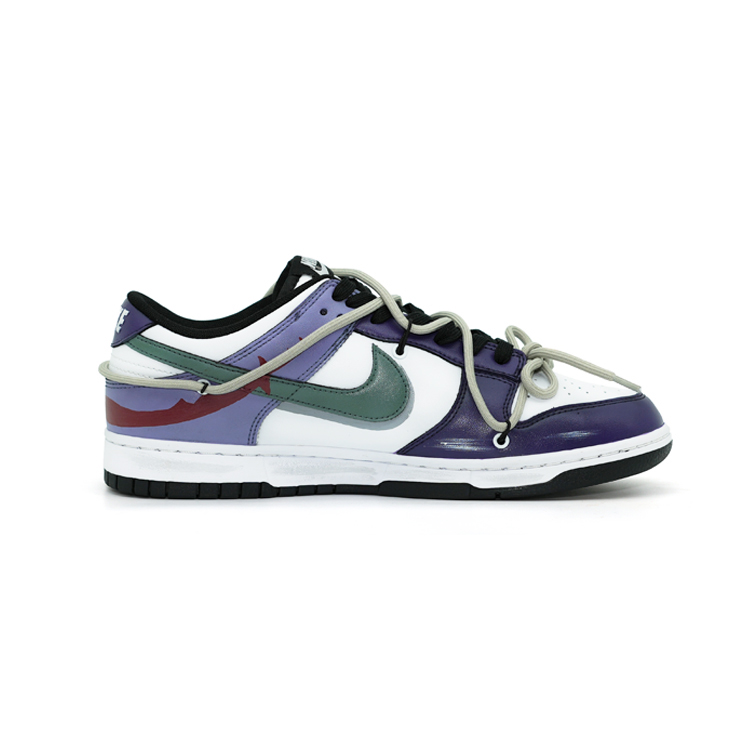 Order [Zapatos Personalizados] Nike Low 'Morado Verde Rojo Graffiti' DD1391-100（TEAM106-男款余悸)