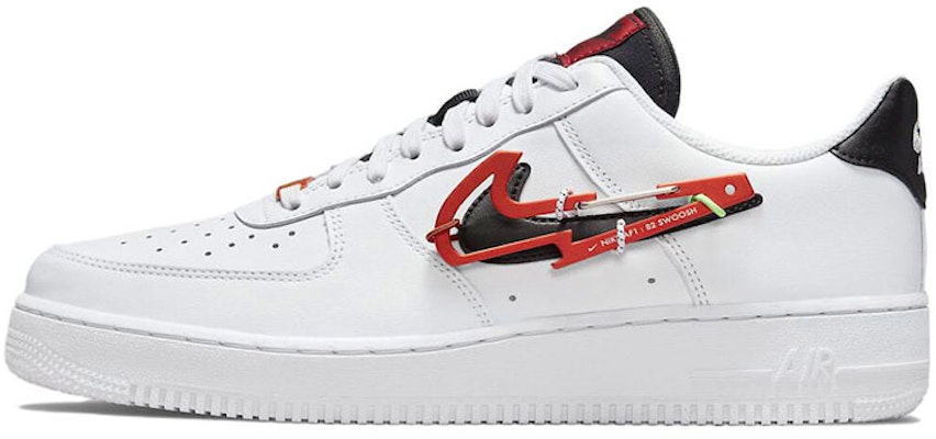 【訂製球鞋】 Nike 登山打孔 鴻運潮年 登山扣 輕便耐磨 低幫 板鞋 男款 紅白 Sizing 【訂製球鞋】 Nike 登山打孔 鴻運潮年 登山扣 輕便耐磨 低幫 板鞋 男款 紅白