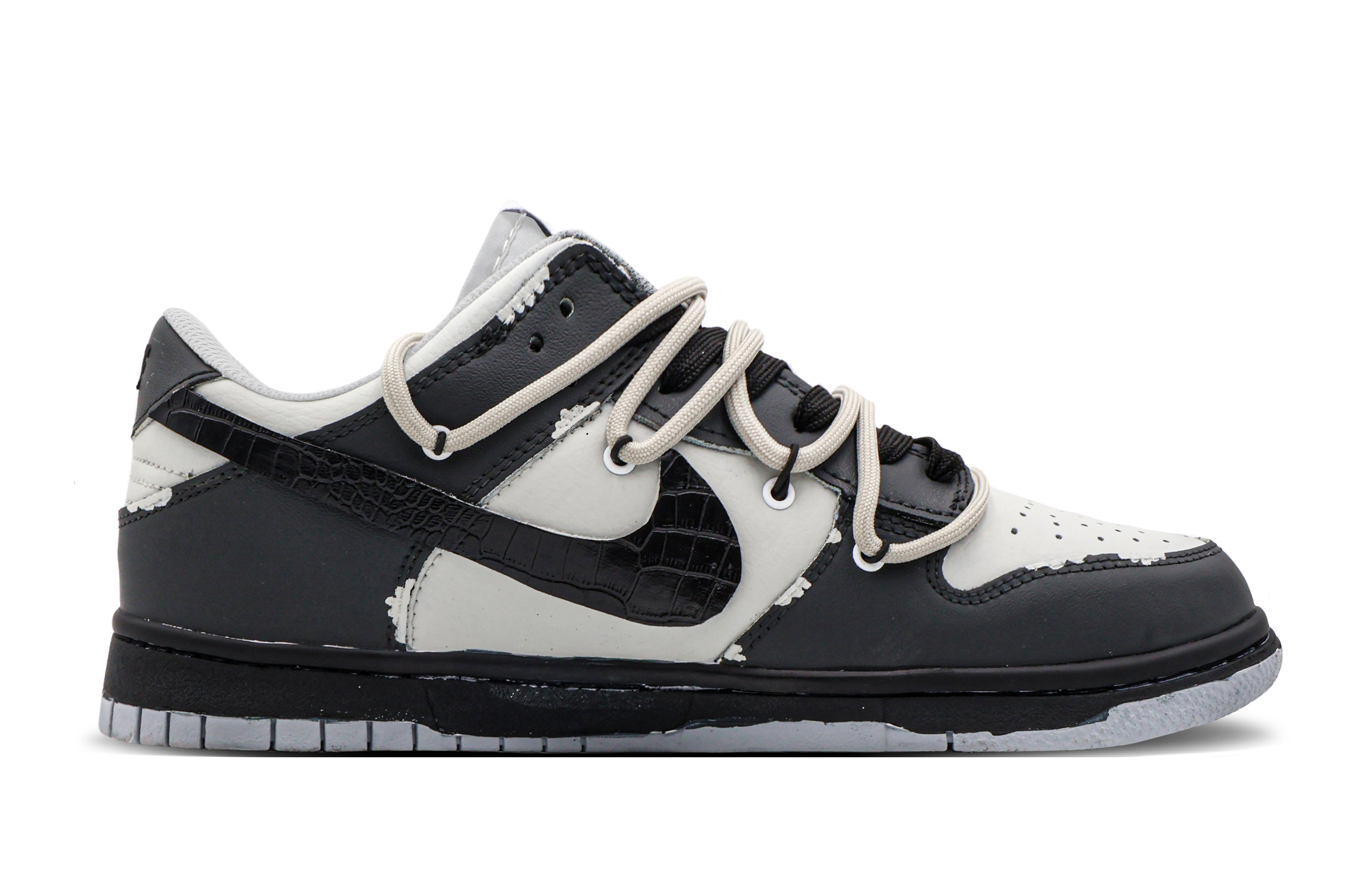 Order [定制鞋] 耐克低帮 '白灰棕黑' DQ0380-001(Team53-女款心藏月光S-BOX)