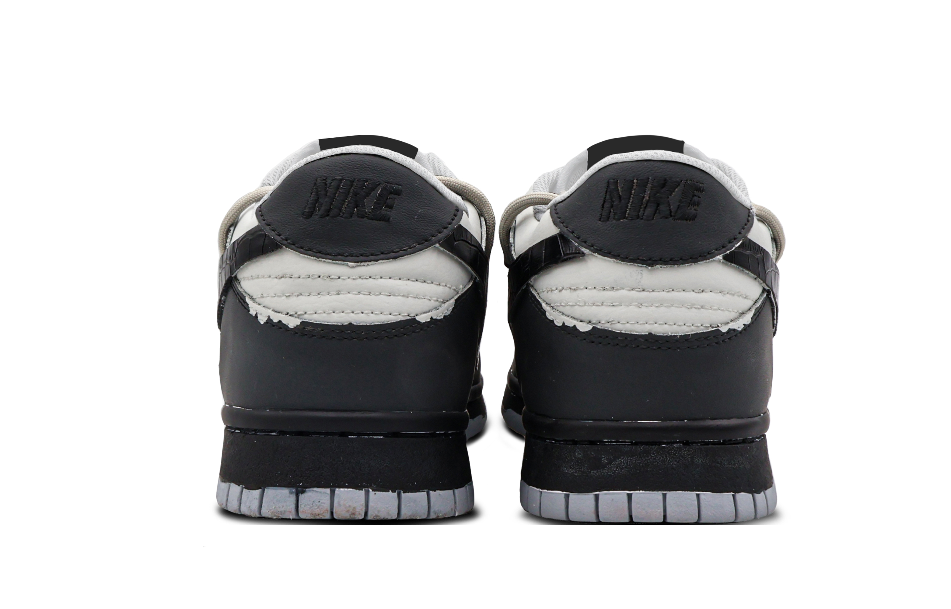 Shop [定制鞋] 耐克低帮 '白灰棕黑' DQ0380-001(Team53-女款心藏月光S-BOX)