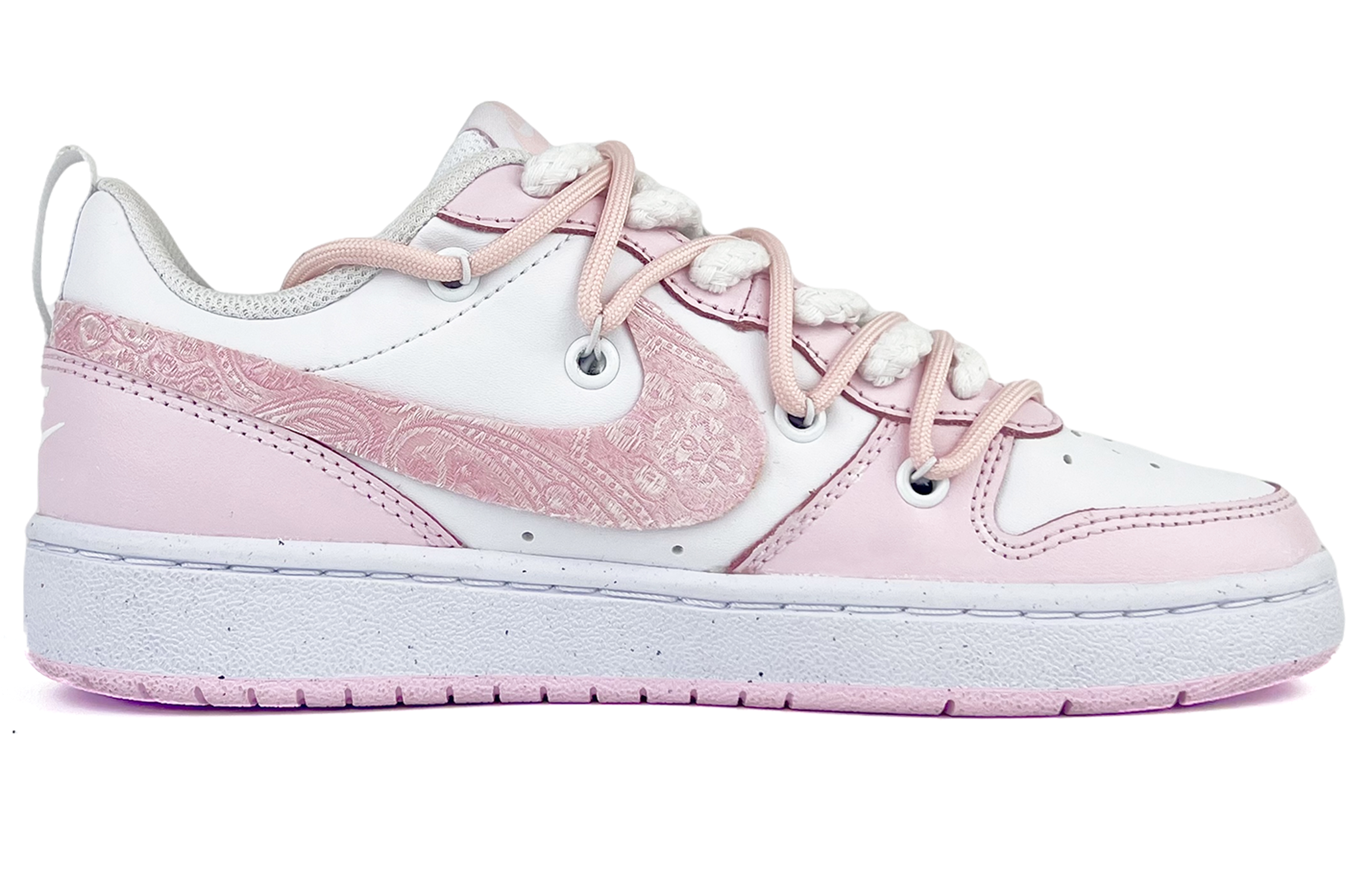 Order [カスタムシューズ] ナイキ ロートップ「桜ピンク」 DQ0492-100(Team45-粉丝绸)