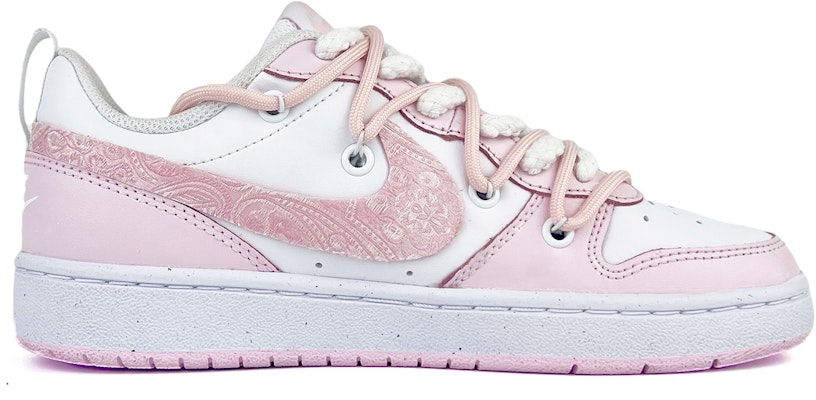 나이키 로우탑 '사쿠라 핑크' (커스텀) DQ0492-100(Team45-粉丝绸) Order 나이키 로우탑 '사쿠라 핑크' (커스텀) DQ0492-100(Team45-粉丝绸)