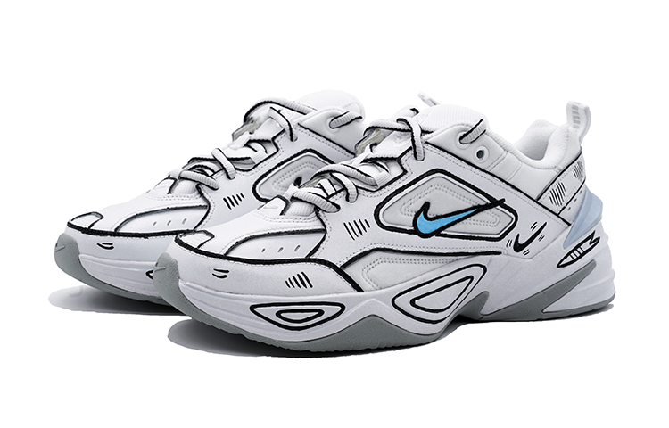 [Custom Shoes] Nike M2K 'Ink Blue Heartbeat' 圖 3