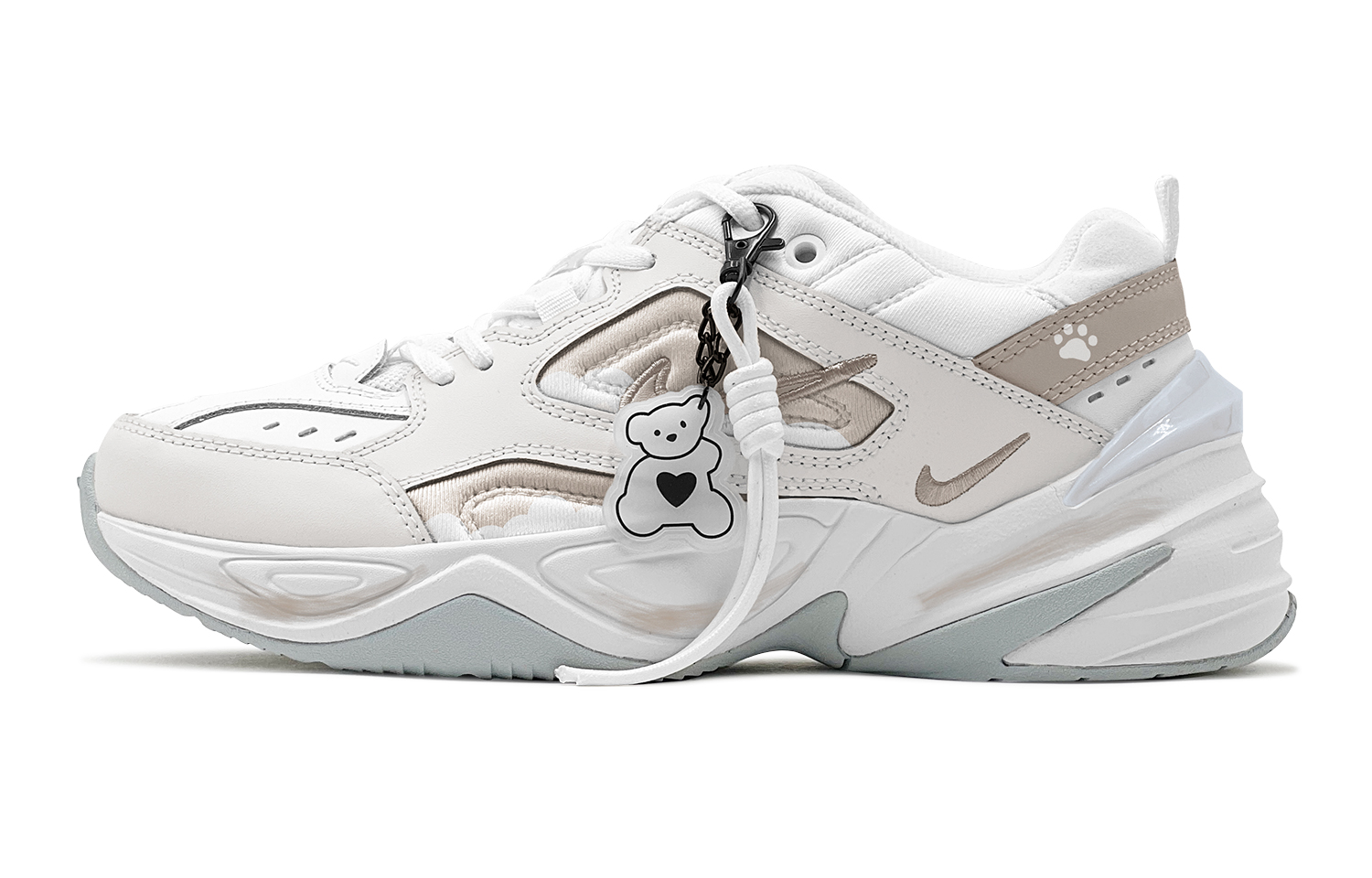 [Custom Shoes] Nike M2K Tekno 'Autumn Outing Brown Bear' 圖 2