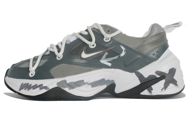 [Custom Shoes] Nike M2K Tekno 'Deep Grey Graffiti'