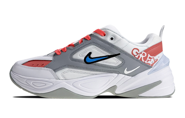 [Custom Shoes] Nike M2K Tekno 'Grey Pink Graffiti'