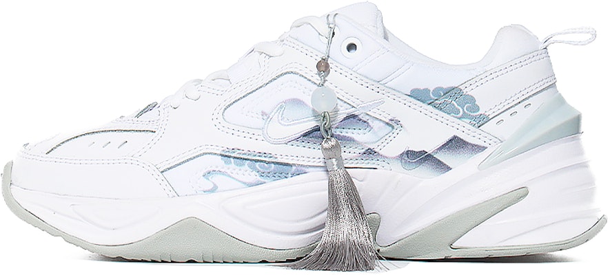 【客製球鞋】Nike M2K Tekno 新中式 江山如畫 風水山河 低筒 老爹鞋 男女同款 白藍 Buy 【客製球鞋】Nike M2K Tekno 新中式 江山如畫 風水山河 低筒 老爹鞋 男女同款 白藍