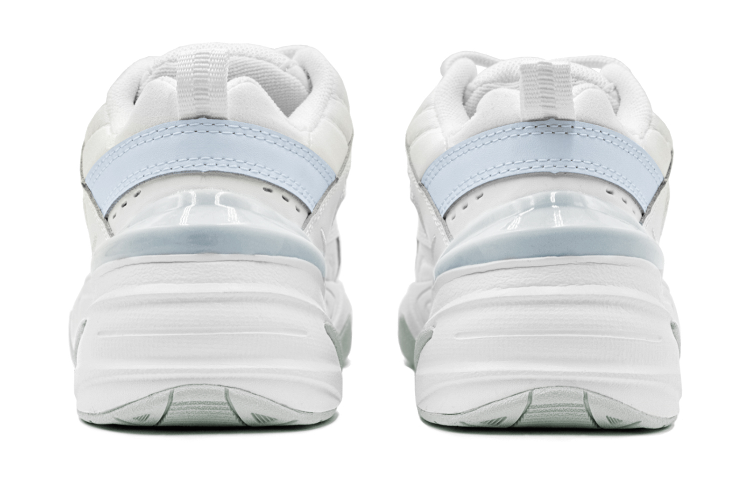 Shop 나이키 M2K 테크노 '개학 - 화이트 블루' (커스텀) AV4789-101(TeamS-蓝紫老爹涂鸦男S-BOX)