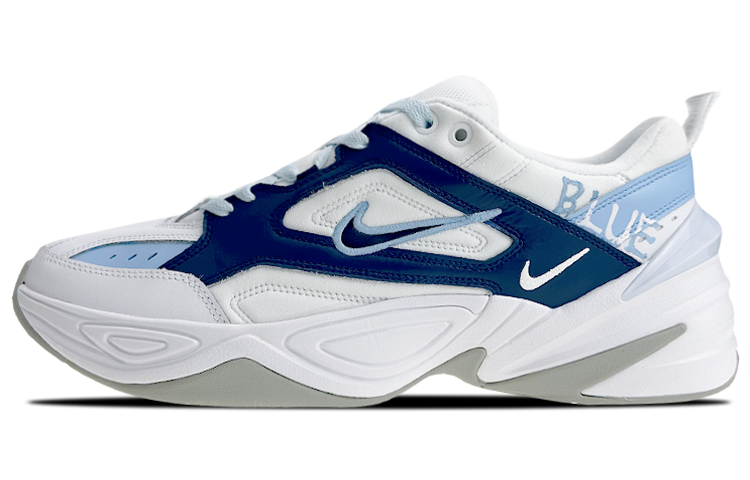 [Custom Shoes] Nike M2K Tekno 'White-Blue Graffiti'
