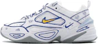 Buy 【定制球鞋】Nike M2K Tekno 白色 二次元 线性愛心 手繪結構線條 彈頭 藍青色 黃勾 時尚 運動休閒鞋 男女同款 白藍