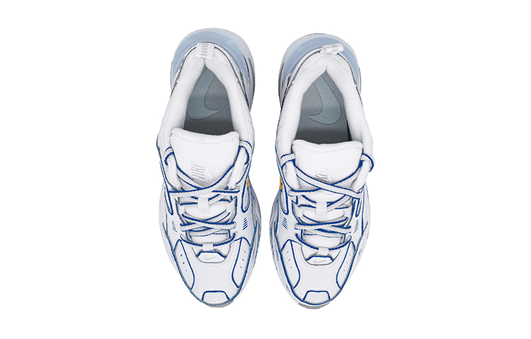 [Custom Shoes] Nike M2K Tekno 'White Blue-Yellow Heartline' 圖 4