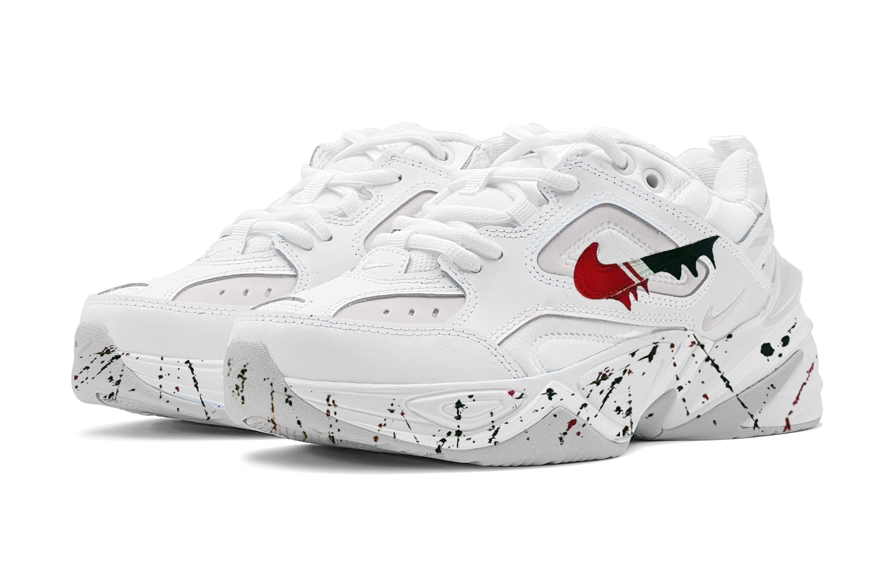 [Custom Shoes] Nike M2K Tekno 'White Fluid Graffiti' 圖 3