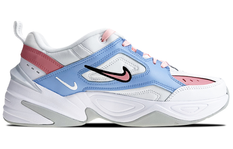 Order 【定制球鞋】Nike M2k Tekno White 是在玩鞋 低筒 禮盒 燈帶 撞色 字母塗鴉 老爹鞋 板鞋 男女同款 粉藍