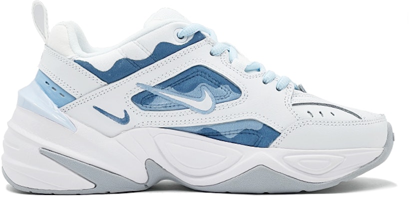 【客製化球鞋】Nike M2K Tekno 白色情人節 藍色愛心 迷彩 復古 增高 低幫 老爹鞋 男女款 藍白 Order 【客製化球鞋】Nike M2K Tekno 白色情人節 藍色愛心 迷彩 復古 增高 低幫 老爹鞋 男女款 藍白