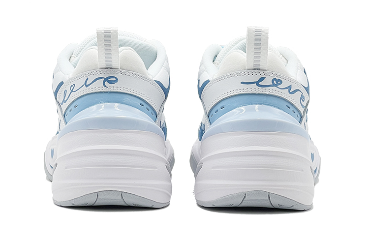 Shop [Kasur Kasut] Nike M2K Tekno 'Putih Valentine Hati Biru Camo' AV4789-101(TeamS蓝色爱心迷彩)