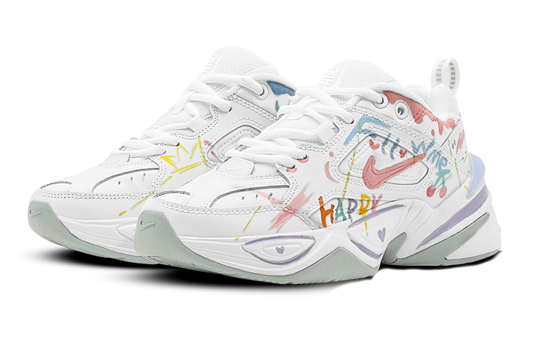 Purchase [Sepatu Custom] Nike M2K Tekno 'Putih Hari Valentine Grafiti' AV4789-101(TeamS-情人节涂鸦S-BOX)
