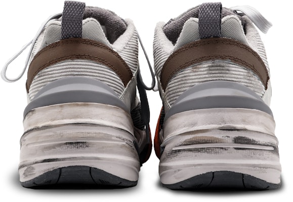 【訂製球鞋】Nike M2K Tekno SP 超世界 retrro style 廢土 做舊 百搭 低筒 老爹鞋 男女款 灰色 Shop 【訂製球鞋】Nike M2K Tekno SP 超世界 retrro style 廢土 做舊 百搭 低筒 老爹鞋 男女款 灰色