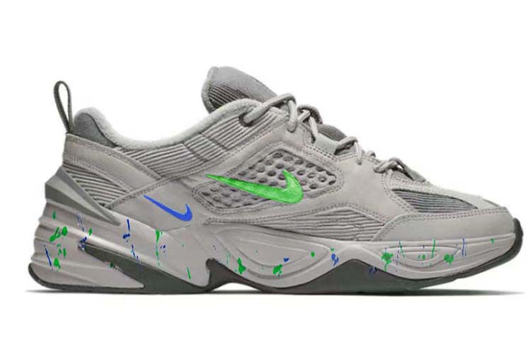 Order [Kasut Custom] Nike M2K Tekno SP 'Speckled Smoke Grey' - Kelabu Berasap Spek條 BV0074-001(Team56-登山泼墨)